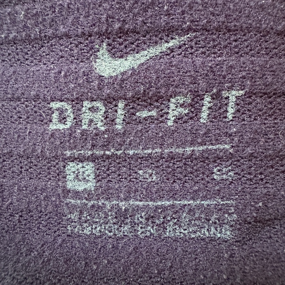 Nike Dri-FIT Quarter Zip Pullover Men’s XL Eggplant Plum Activewear - Picture 3 of 4